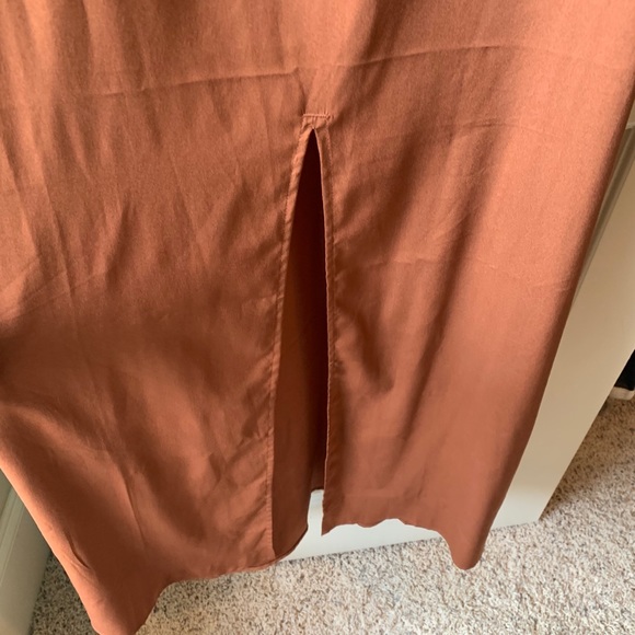 Rust Slip Dress - Picture 3 of 5
